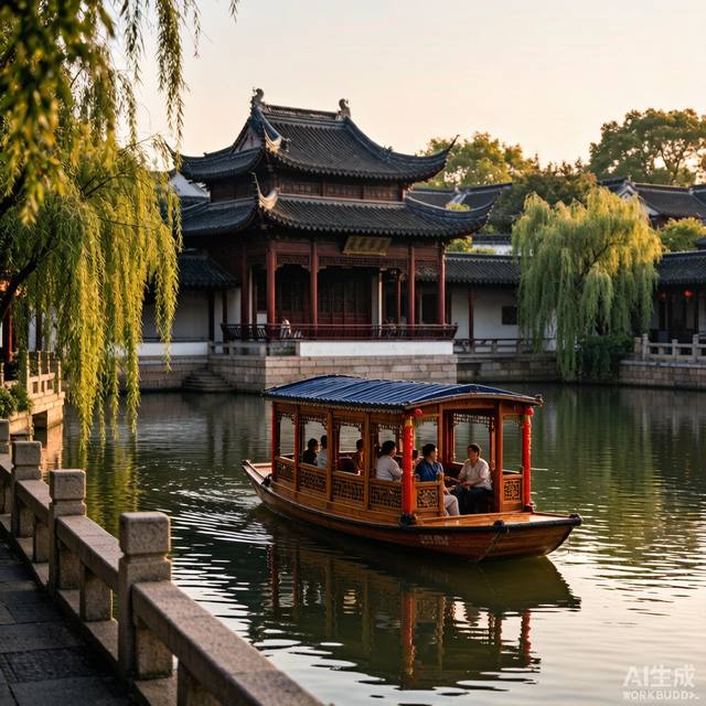 夫子庙+秦淮河画舫