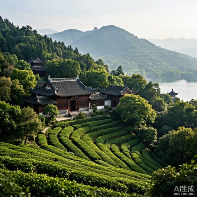 龙井茶园+灵隐寺
