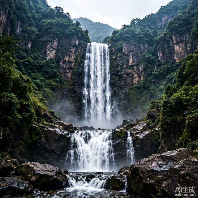 三叠泉瀑布