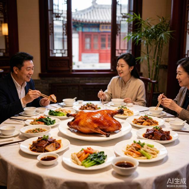 全聚德烤鸭晚宴
