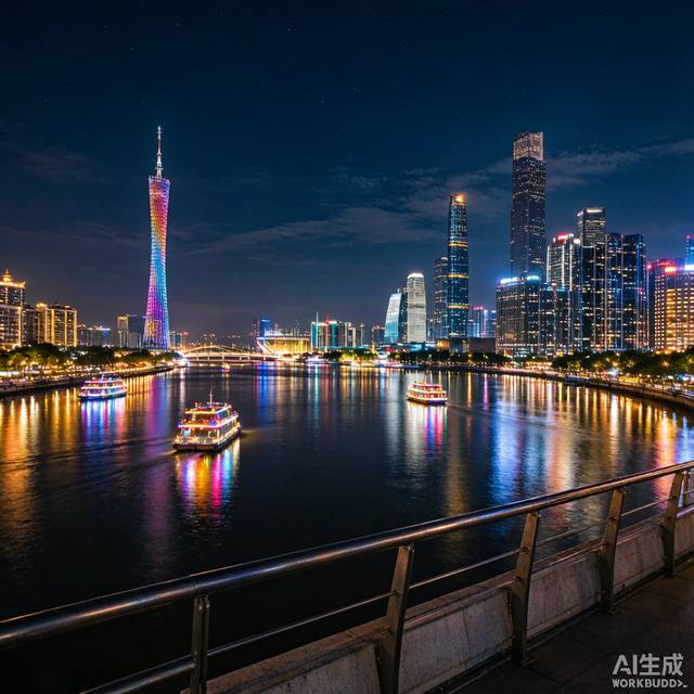珠江夜游 · 北京路步行街