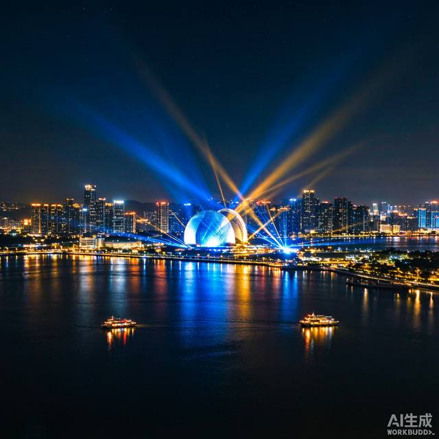 珠海夜景 · 湾区灯光秀