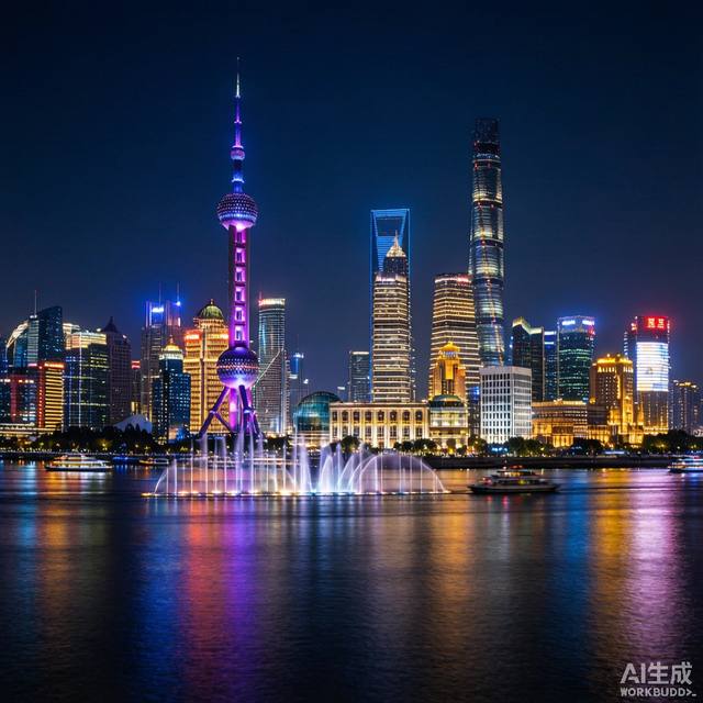 外滩夜景 · 浦东灯光秀