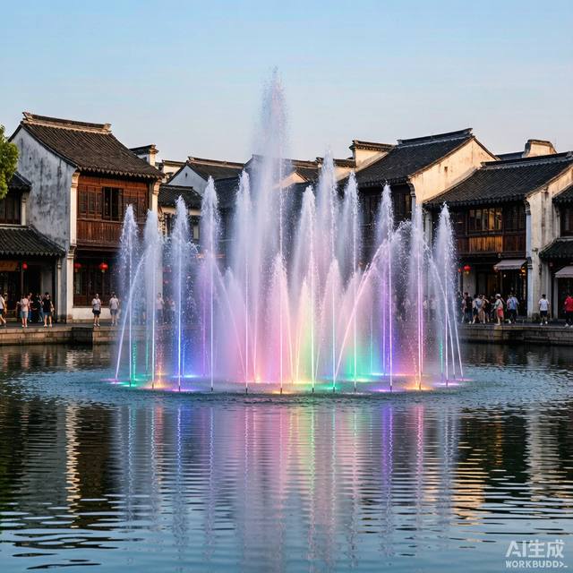 西湖音乐喷泉 · 河坊街