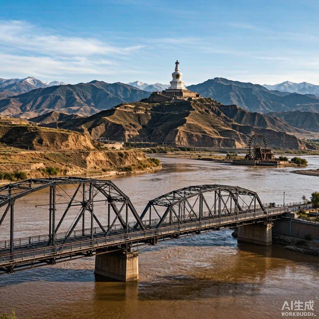 黄河铁桥 · 白塔山 · 水车博览园