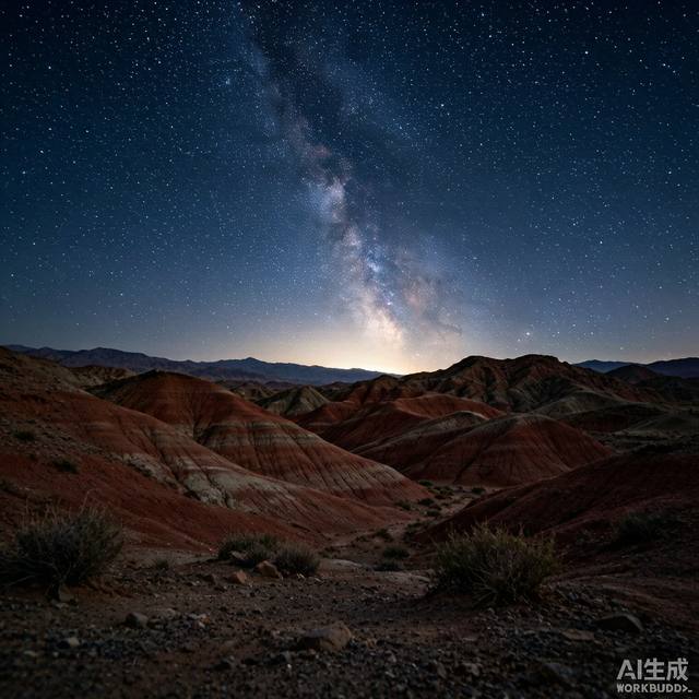 丹霞星空