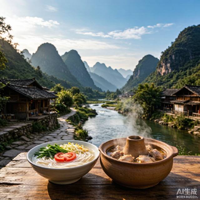 过桥米线+汽锅鸡