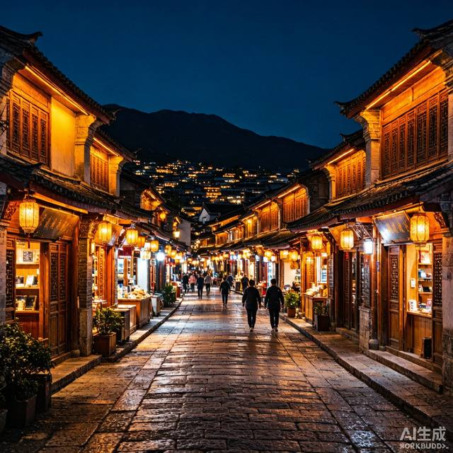 大理古城夜景 · 洋人街