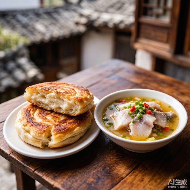 喜洲粑粑+大理酸辣鱼