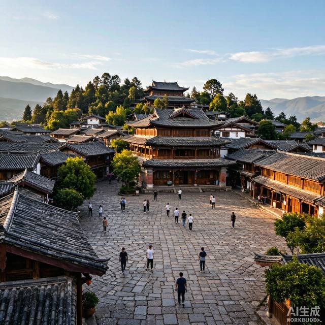 丽江古城 · 四方街 · 木府