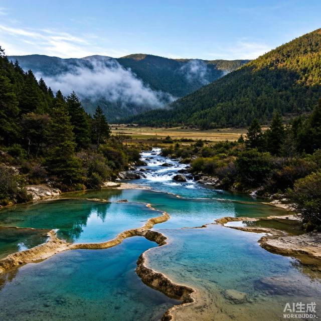 蓝月谷 · 甘海子 · 白水河