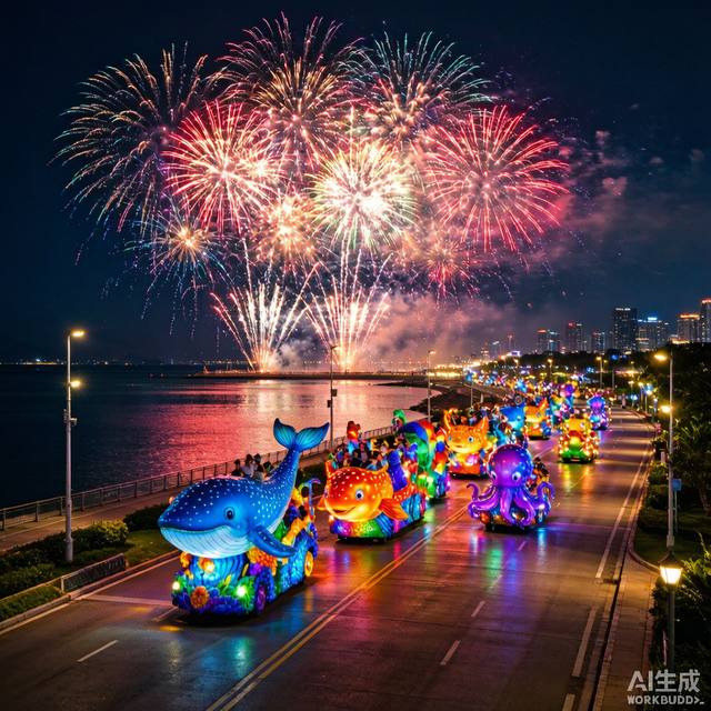横琴海花车巡游·烟花汇演
